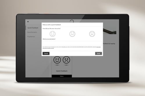 SuitePad Tablet with Quick Feedback Feature