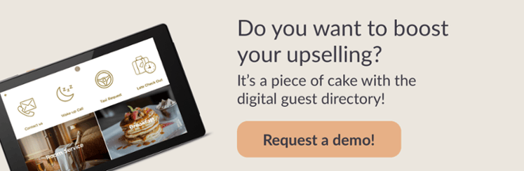Banner about upselling with SuitePad