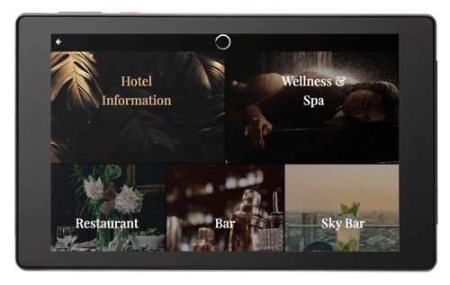 Design example SuitePad for Luxury Hotels 