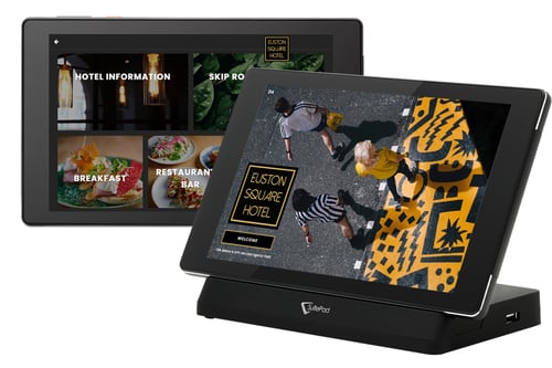 Euston Square Hotel tablet mock-up image