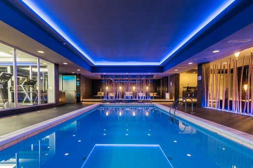 Indoor pool at Hotel Aleksander Slovenia